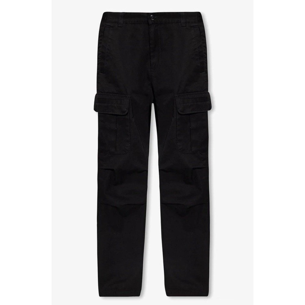 Diesel Men's IT 52 US 36x32 P-ARGY Cargo Pants 100% Cotton Black Adjustable